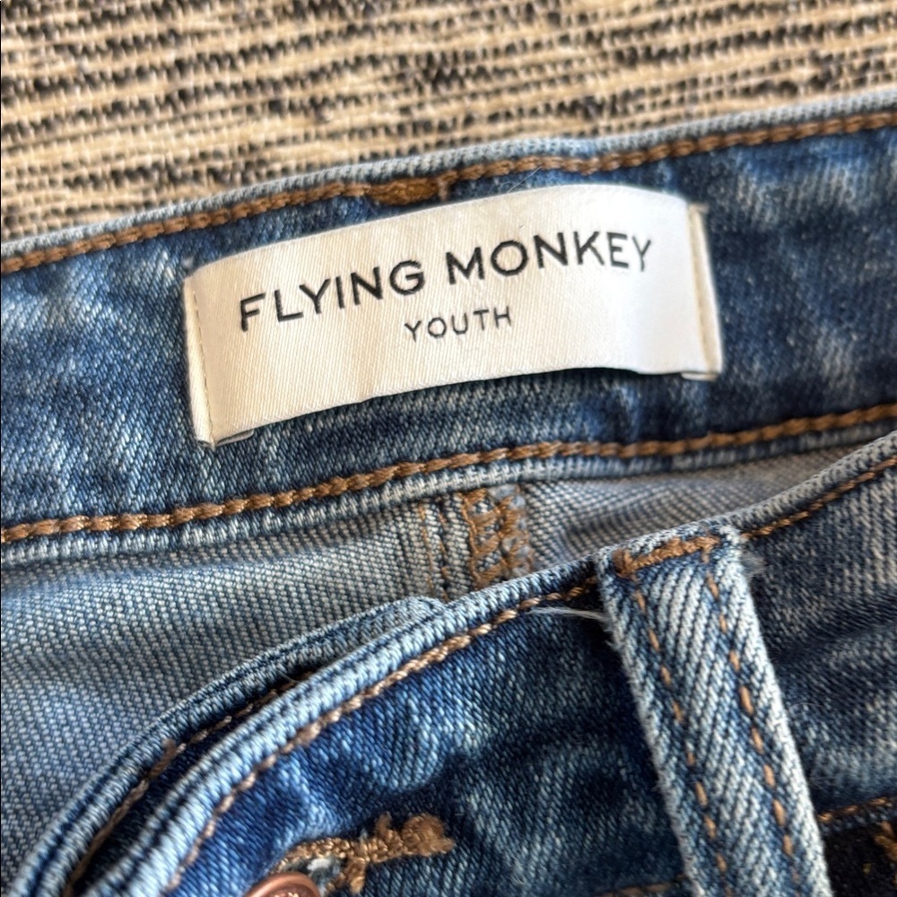 flying monkey high rise flare jeans - Picture 5 of 7